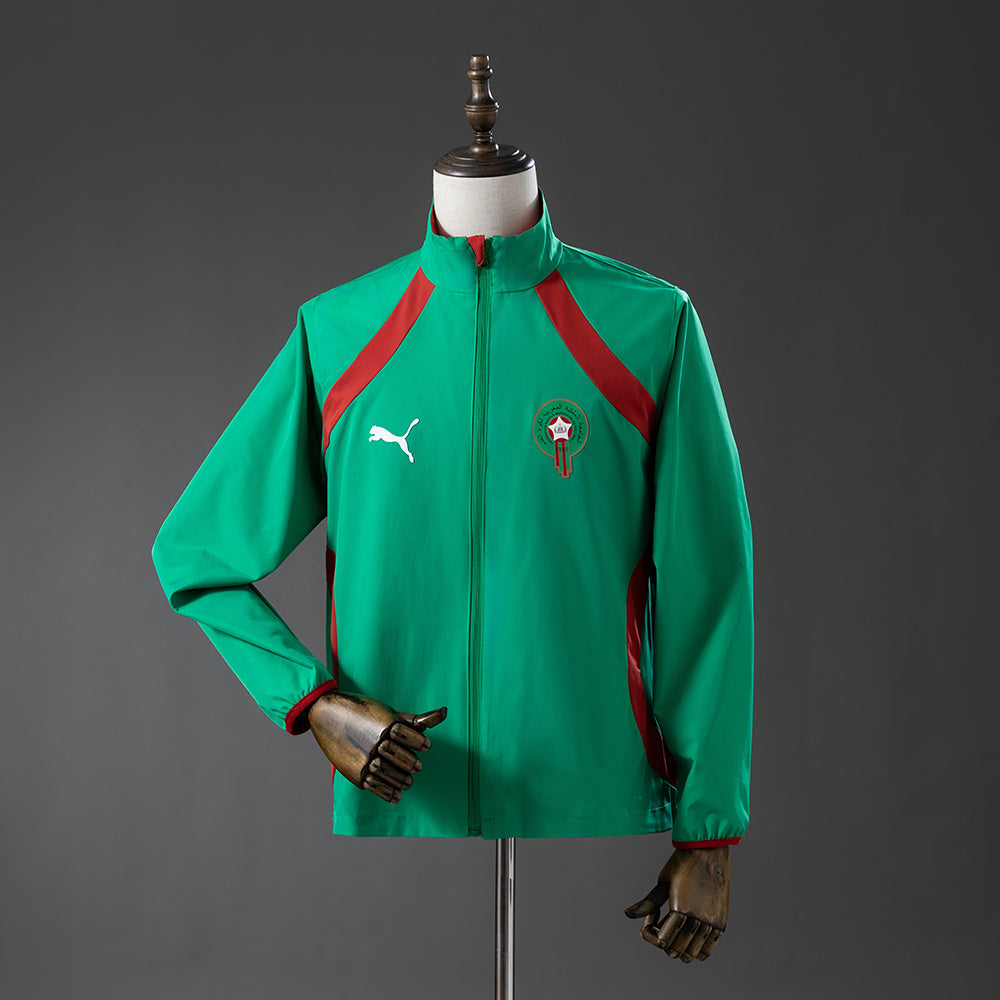 Corta Vento Marrocos Vermelha Verde 2026