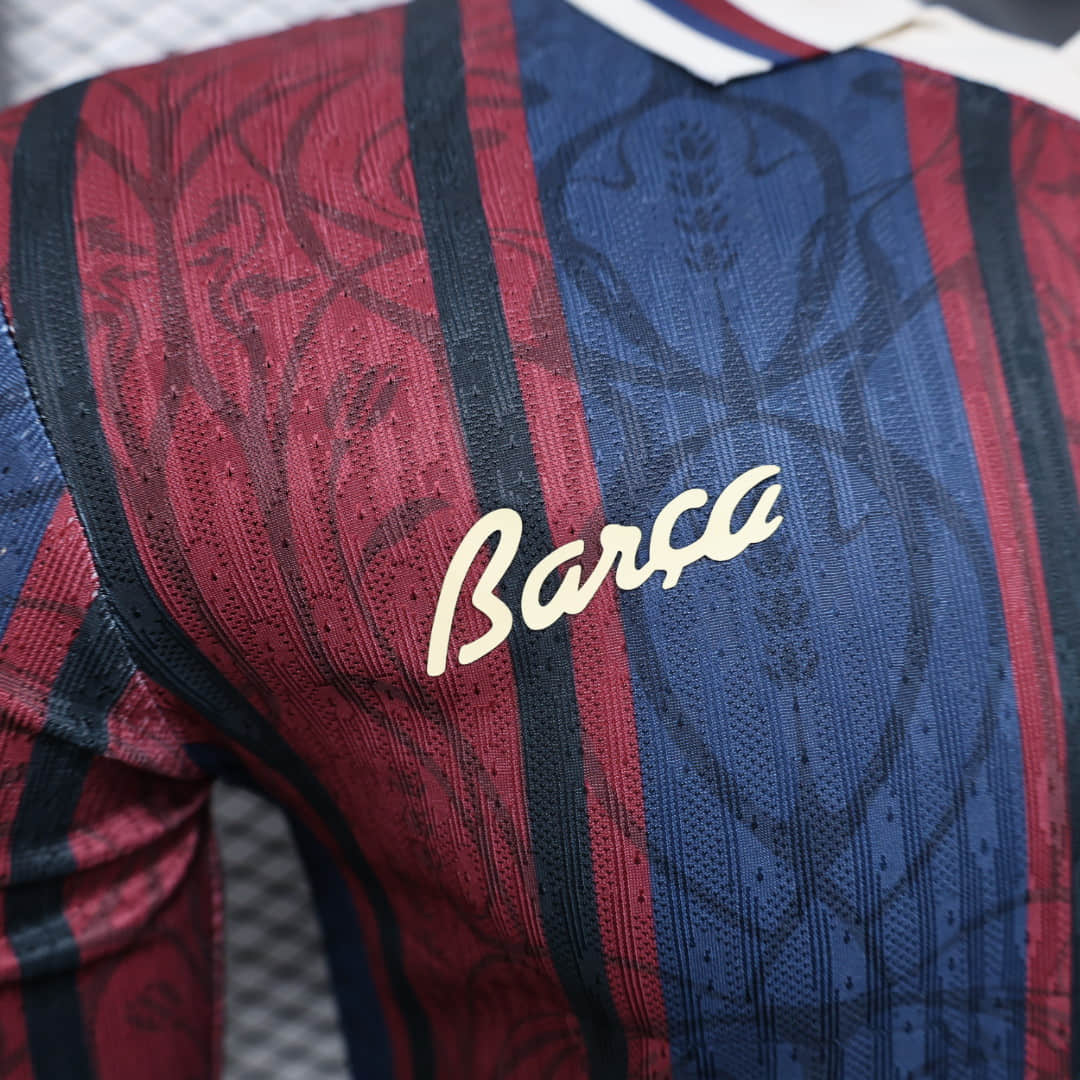 Camisa Barcelona Modelo Especial Manga Longa Jogador 25/26
