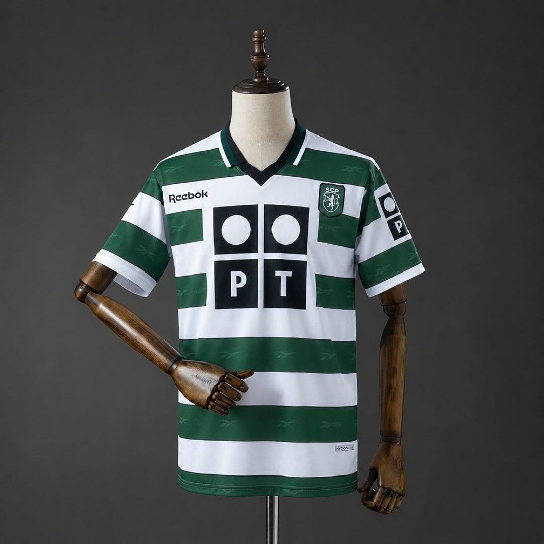 Camisa Sporting Cp Home Retrô Xxl2 00/01