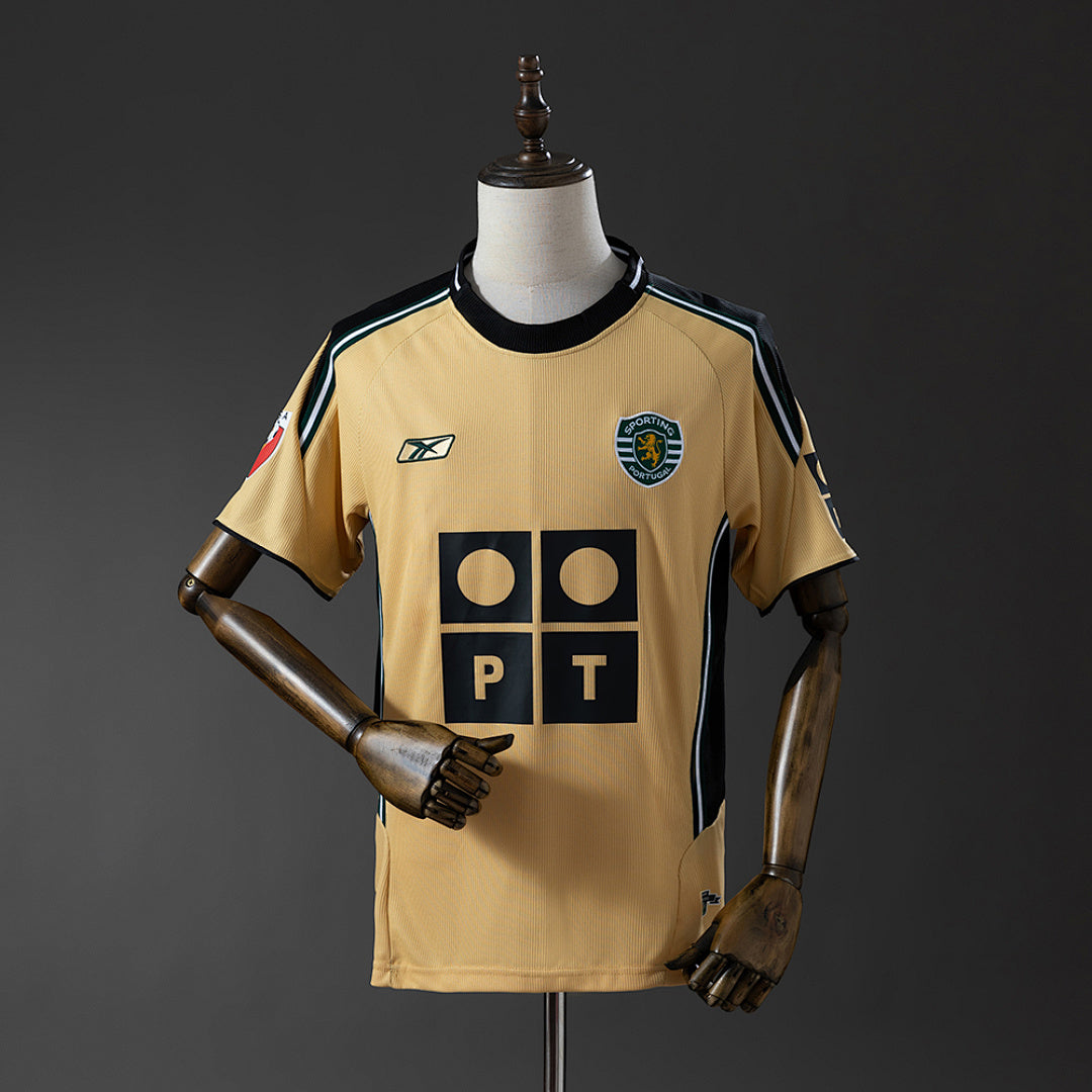 Camisa Sporting Lisbon Away Retrô Xxl9 03/04