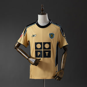 Camisa Sporting Lisbon Away Retrô Xxl9 03/04