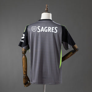 Camisa Benfica Goleiro Preta Cinza Xxl8 26/27