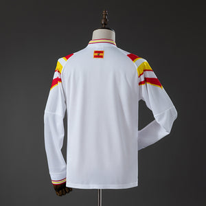 Camisa Espanha Retrô Manga Longa 1996