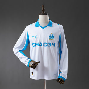 Camisa Olympique Marseille Home Manga Longa 25/26