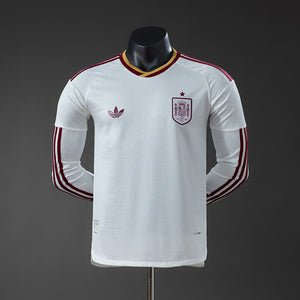 Camisa Espanha Away Manga Longa Versão Jogador 2026