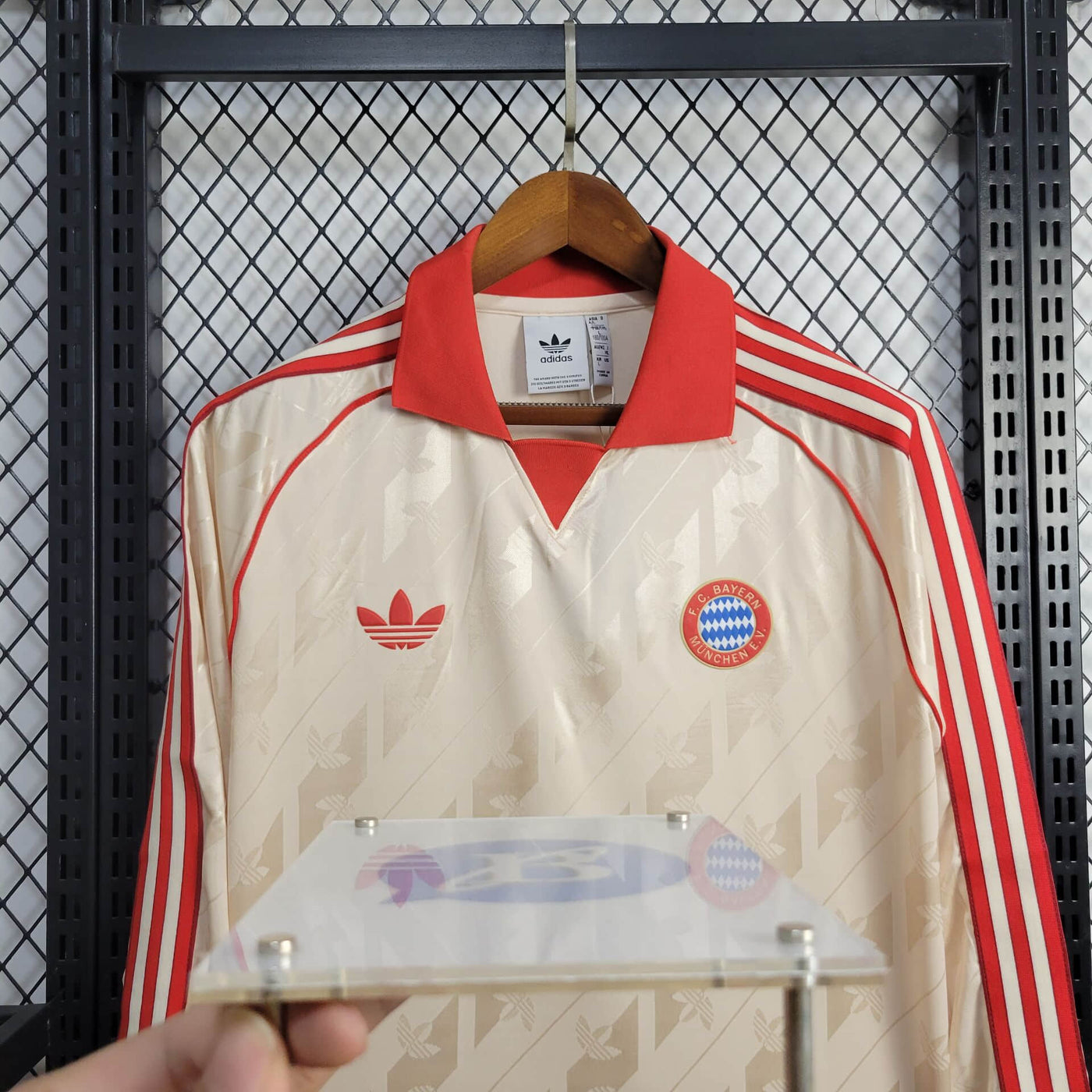 Camisa Bayern Munich Retrô Manga Longa