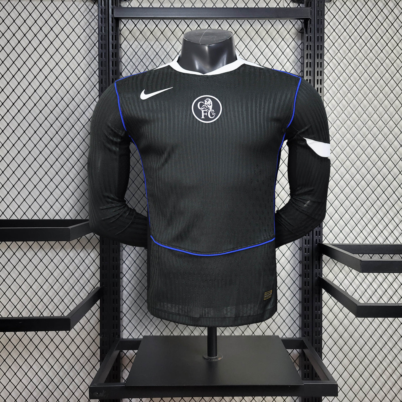 Camisa Chelsea Away Manga Longa Jogador 25/26