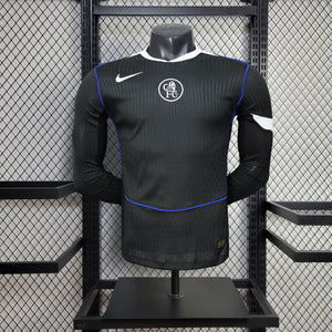 Camisa Chelsea Away Manga Longa Jogador 25/26