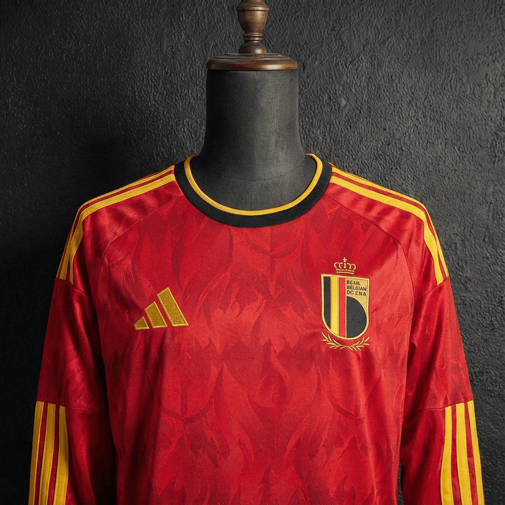 Camisa Bélgica Home Manga Longa 2026