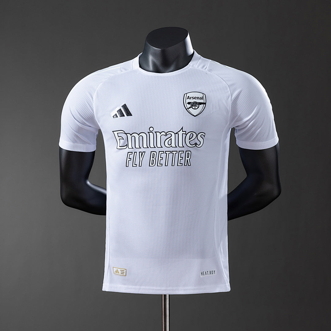 Camisa Arsenal Branca Versão Jogador 25/26