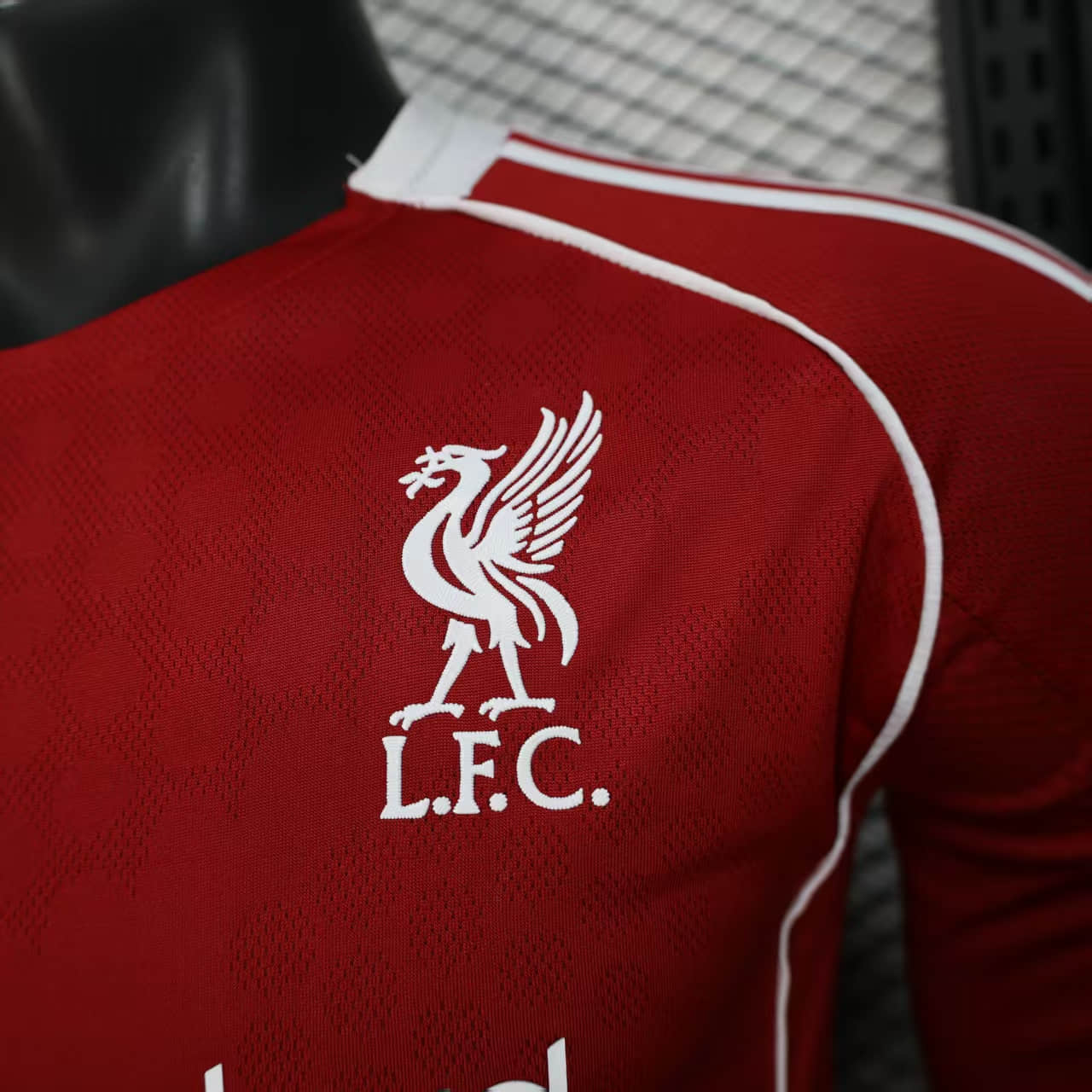 Camisa Liverpool Home Manga Longa Jogador 25/26