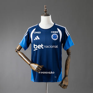 Camisa Cruzeiro Treino Patrocinadores Azul 26/27