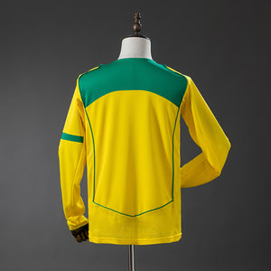Camisa Brasil Retrô Manga Longa 2004