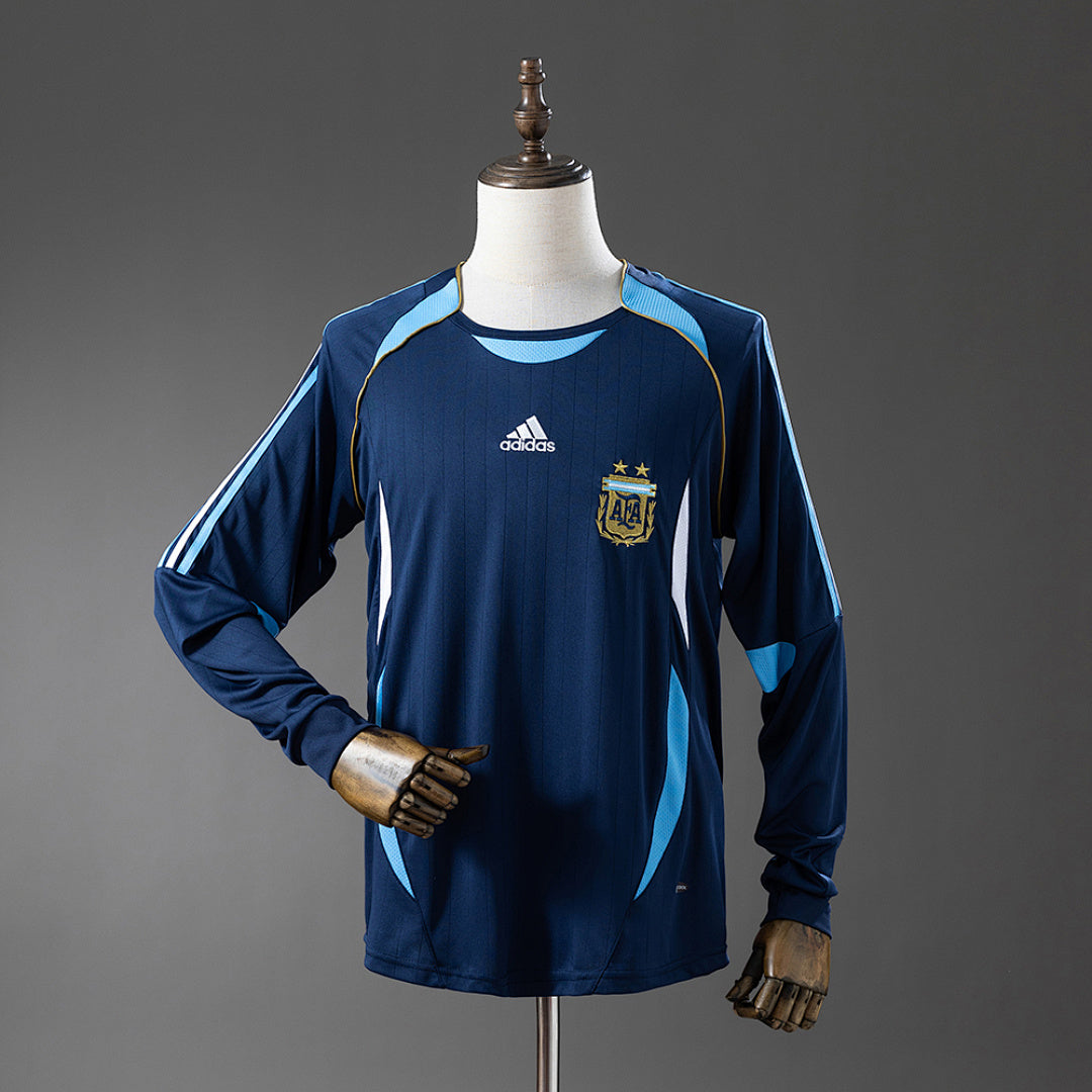 Camisa Argentina Retrô Manga Longa 2006