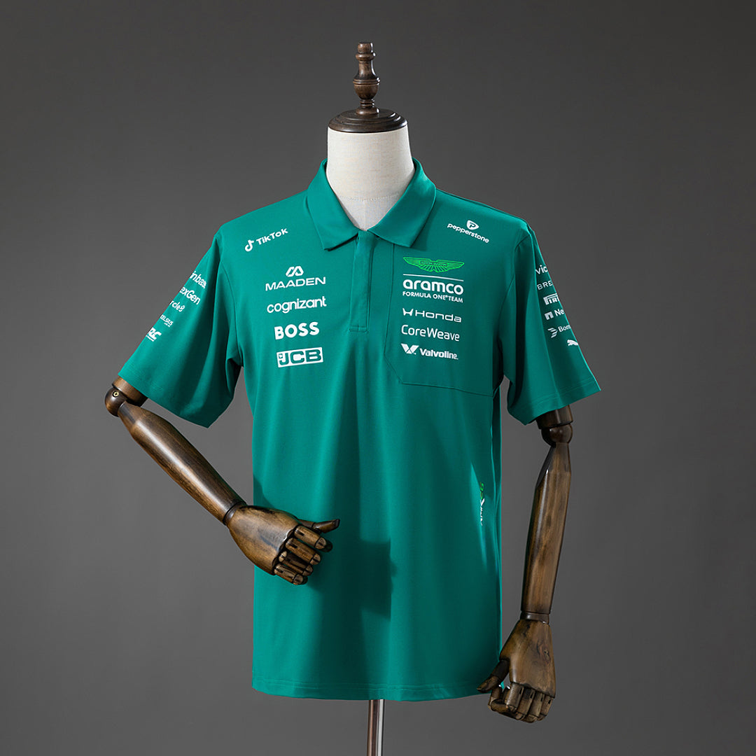 Camisa F1 Aston Martin Team Racing Suit Polo 5xl8 2026