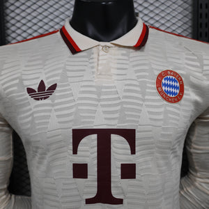 Camisa Bayern Munich Away Manga Longa Jogador 24/25