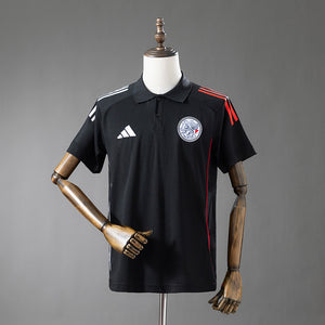 Camisa Ajax Polo Preta Xxl6 25/26