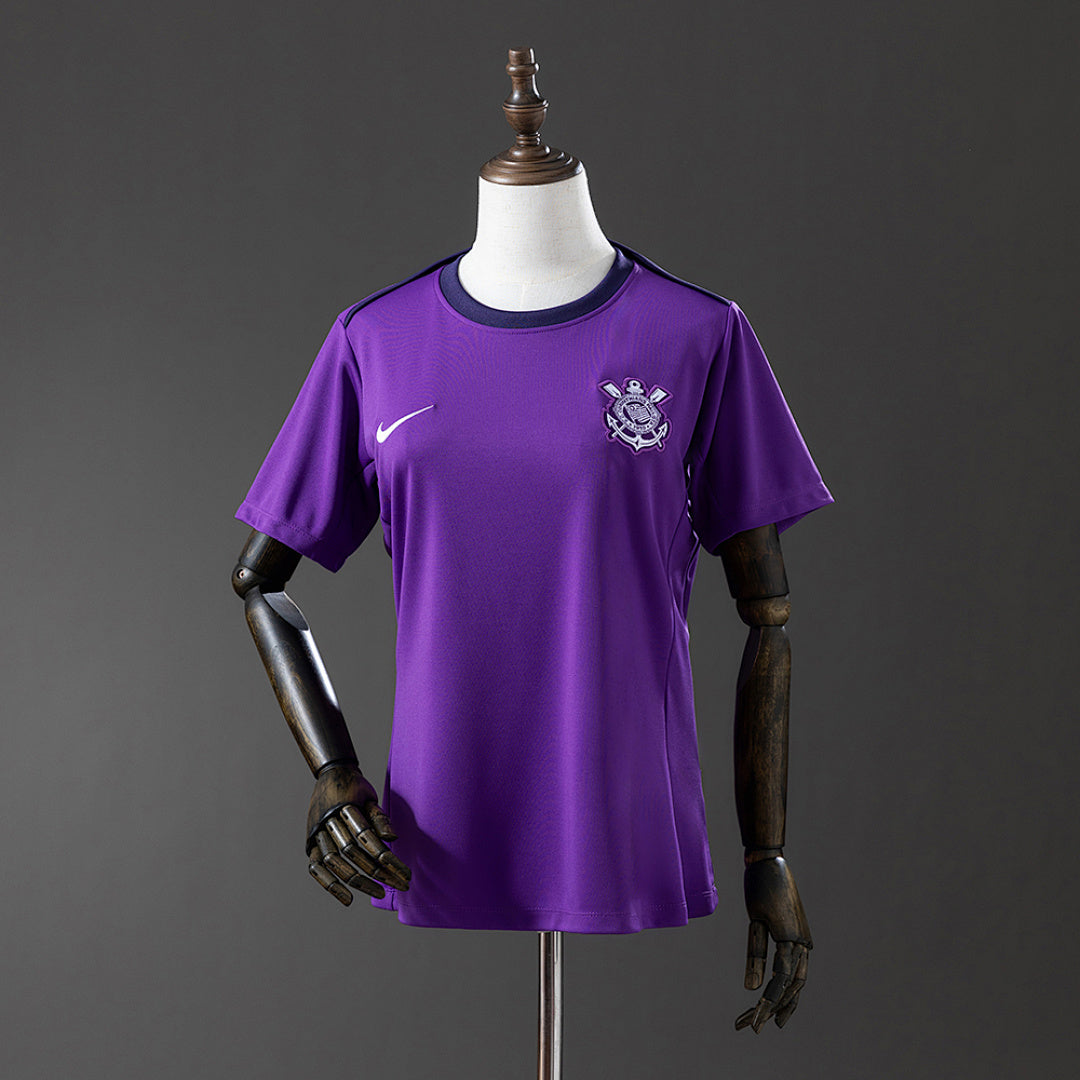 Camisa Corinthians Treino Roxa 25/26 Feminina