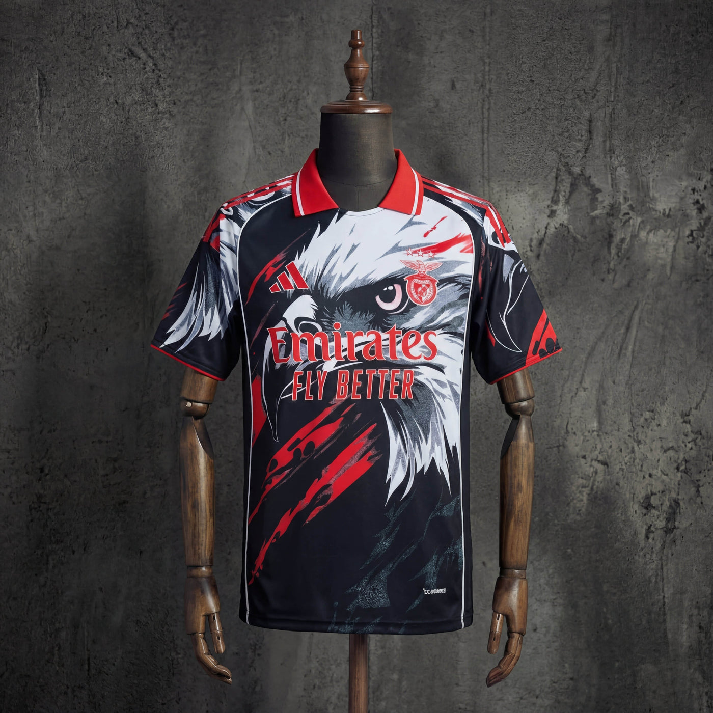 Camisa Primeira Liga Preta Branca 26/27