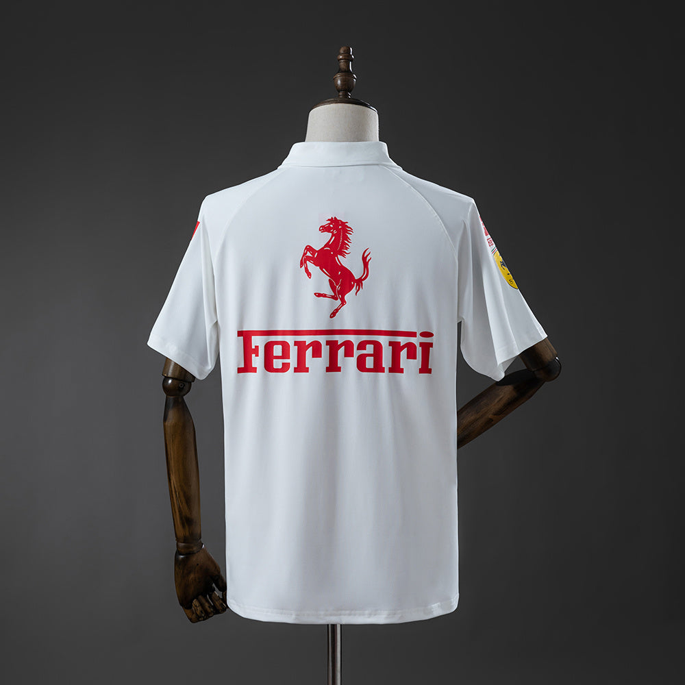 Camisa Scuderia Ferrari F1 Branca Polo 3xl8 2025