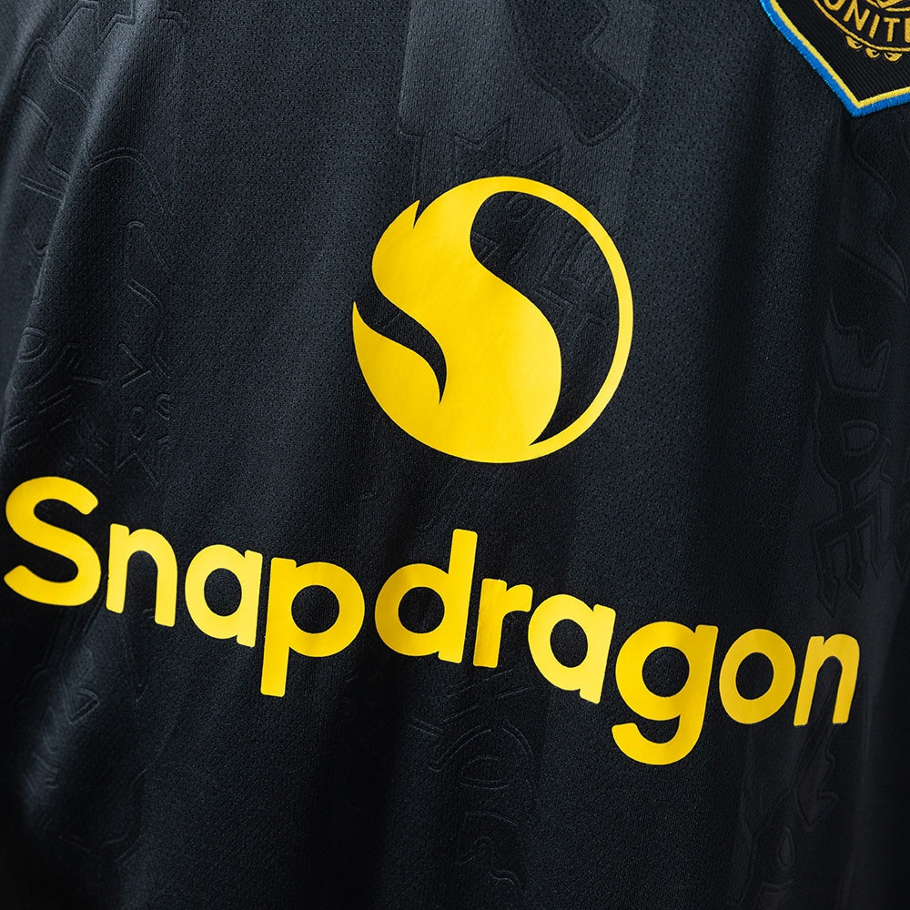 Camisa Manchester United Away Manga Longa 25/26