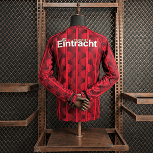 Camisa Eintracht Frankfurt Retrô Manga Longa 95/96