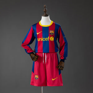Kit Infantil Barcelona Manga Longa 10/11
