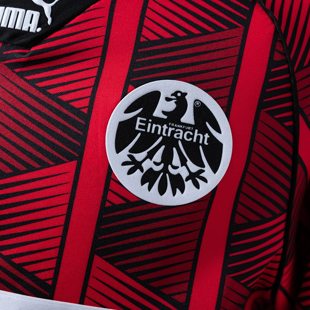 Camisa Eintracht Frankfurt Retrô Manga Longa 95/96