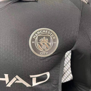 Camisa Manchester City Away Manga Longa Jogador 25/26
