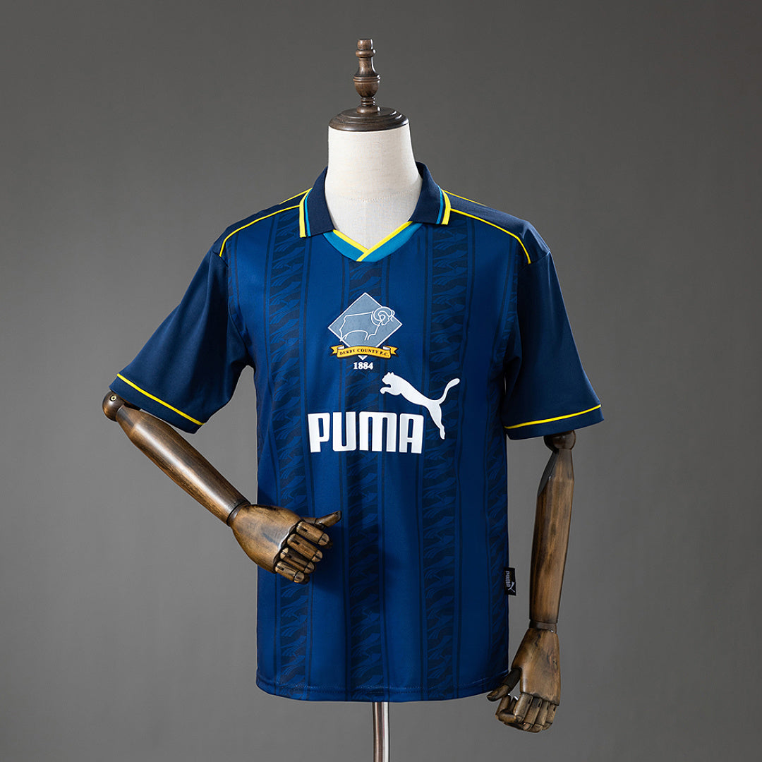 Camisa Derby County Away Retrô 4xl7 95/96