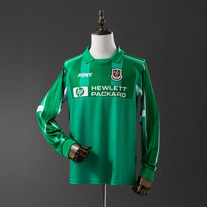 Camisa Tottenham Hotspur Retrô Manga Longa Goleiro 97/99