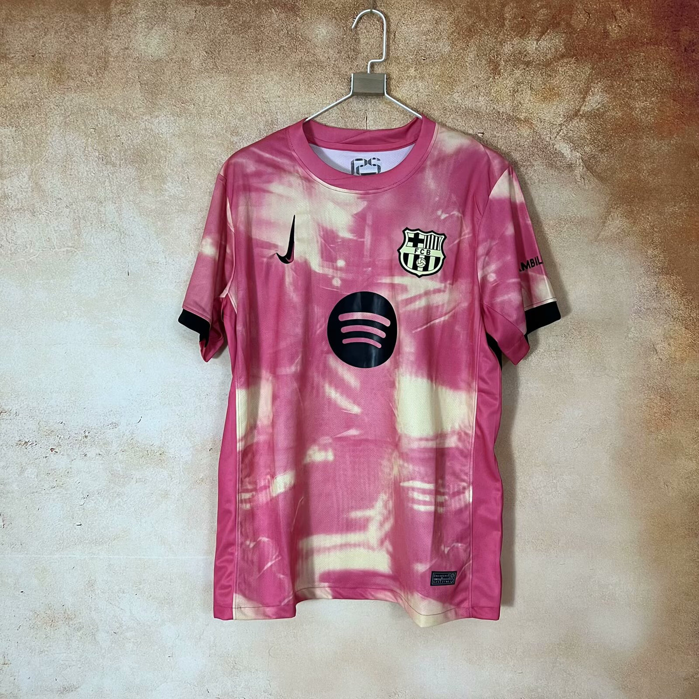 Camisa Barcelona Treino Rosa 25/26