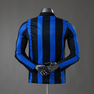 Camisa Inter Milan Home Manga Longa Versão Jogador 26/27