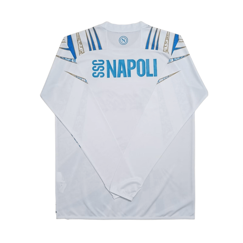 Camisa Napoli Pré-jogo Pré-jogo Manga Longa 25/26