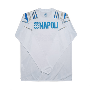 Camisa Napoli Pré-jogo Pré-jogo Manga Longa 25/26