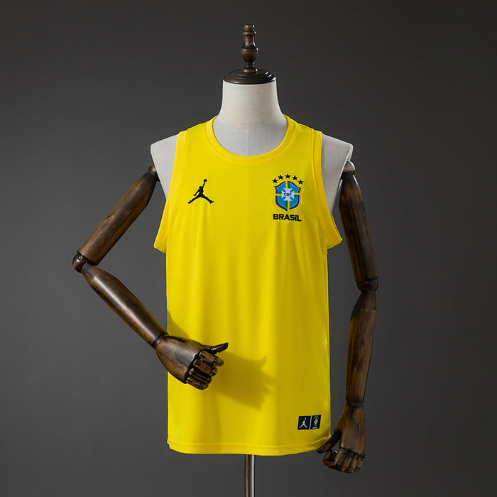 Camisa Brasil Treino Colete Amarela 2026