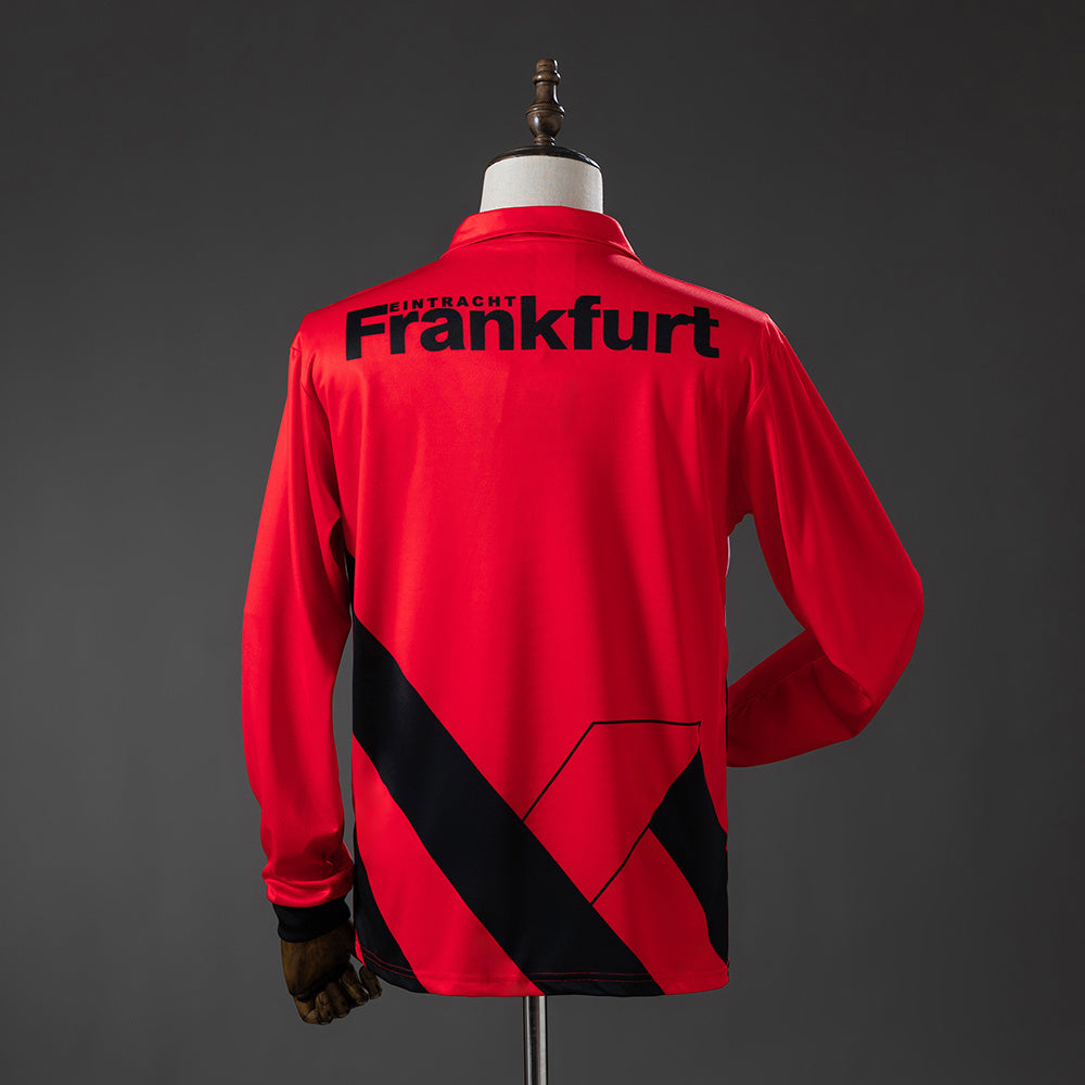 Camisa Eintracht Frankfurt Retrô Manga Longa 93/95