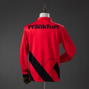Camisa Eintracht Frankfurt Retrô Manga Longa 93/95
