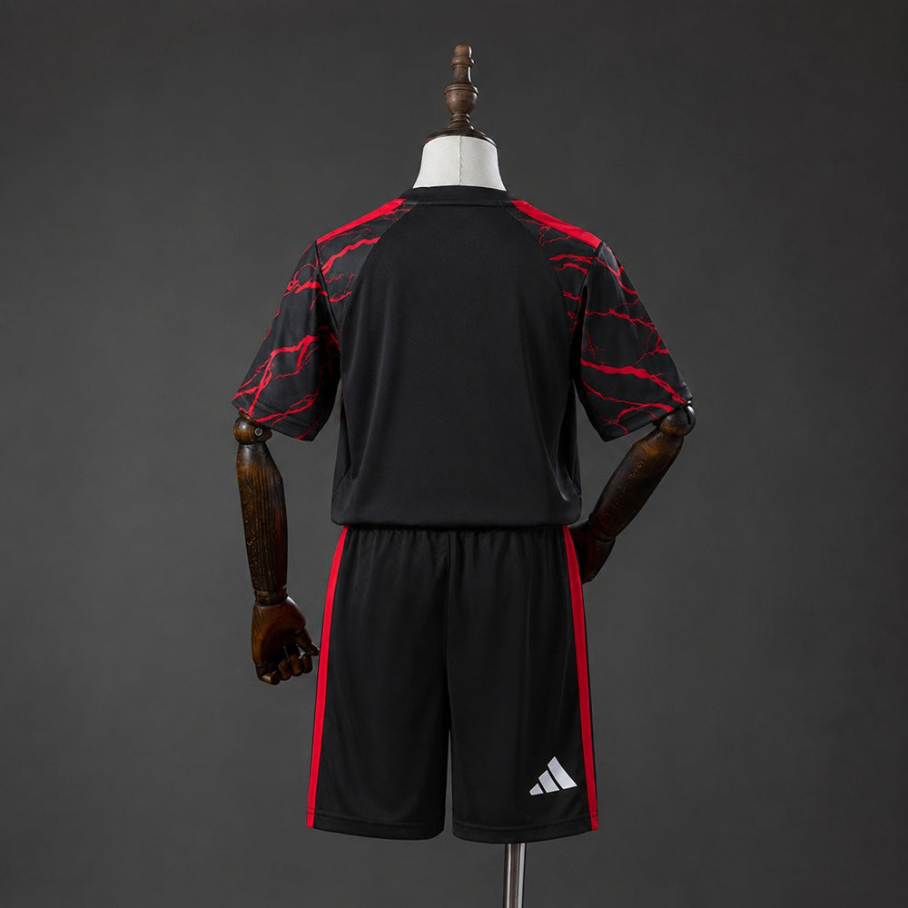 Camisa Vermelha Bull New York Home Kit Infantil 16 282 26/27