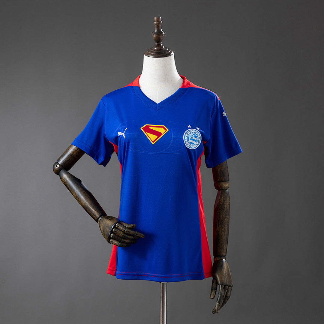 Camisa Bahia Vermelha Azul 25/26 Feminina