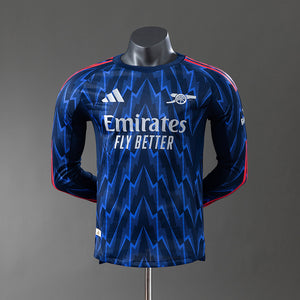 Camisa Arsenal Away Manga Longa Versão Jogador 25/26