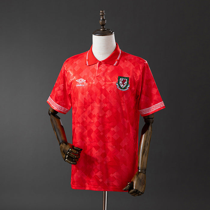 Camisa País de Gales Retrô 1990
