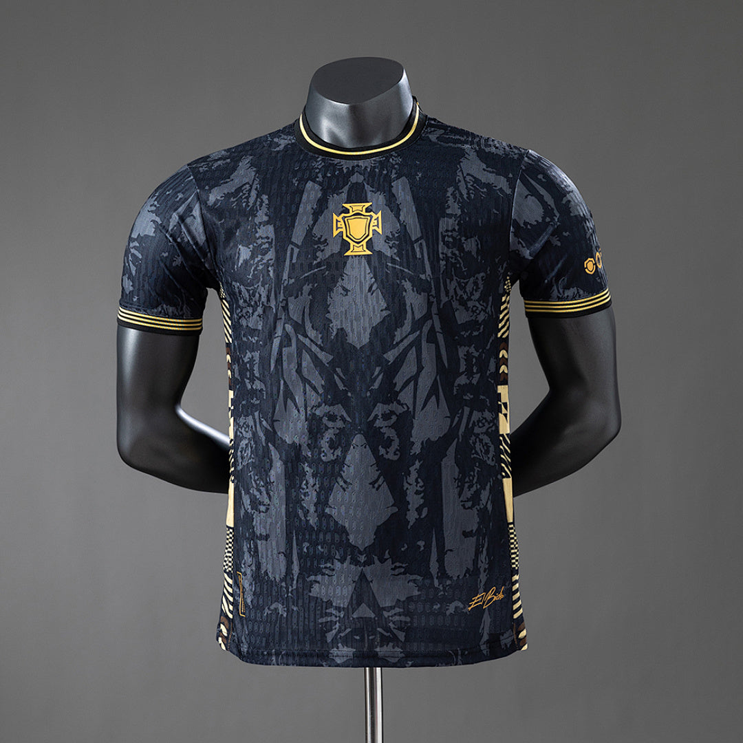 Camisa Portugal Preta Versão Jogador 2026