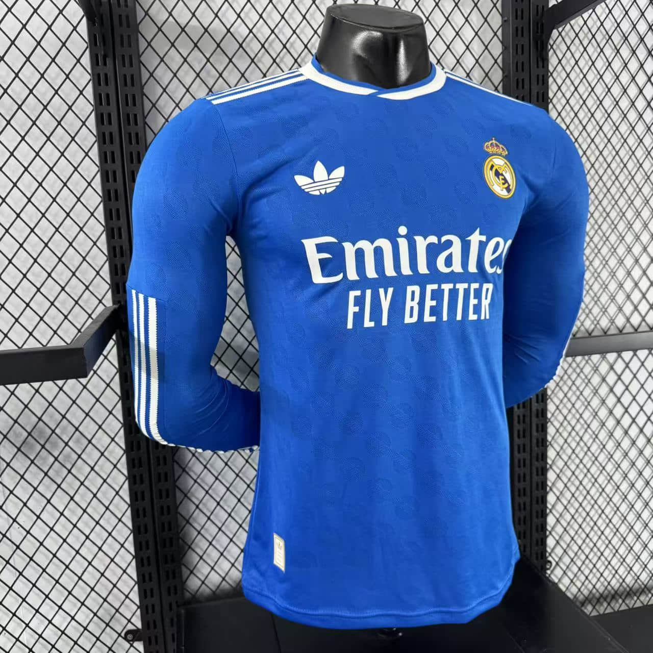 Camisa Real Madrid Away Manga Longa Jogador 25/26