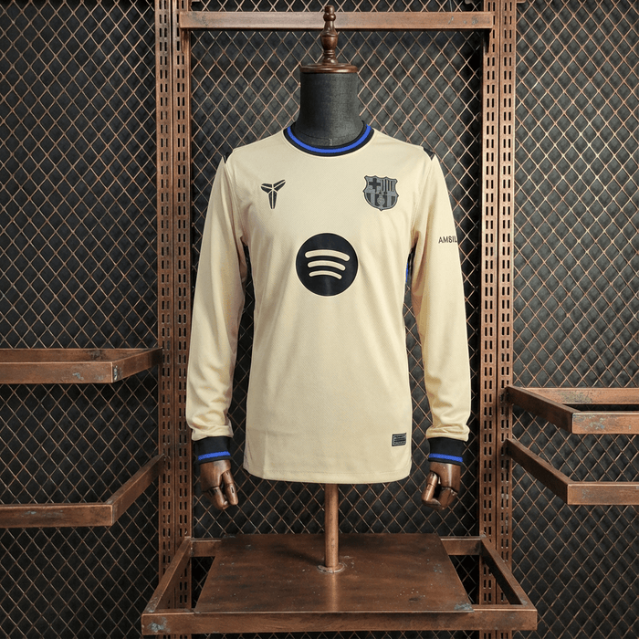 Camisa Barcelona Away Manga Longa 25/26