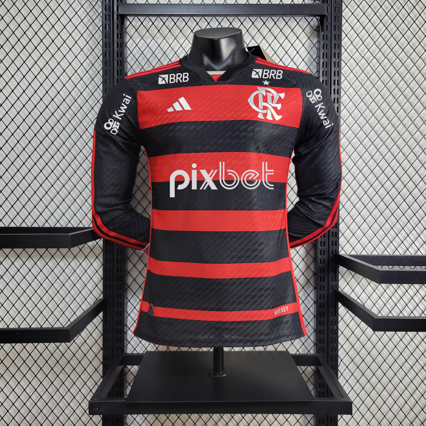 Camisa Flamengo Home Manga Longa Jogador 24/25