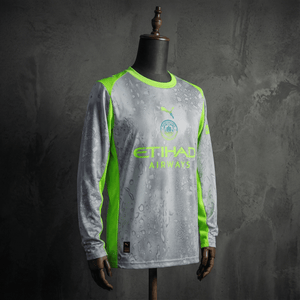 Camisa Manchester City Away Manga Longa 25/26