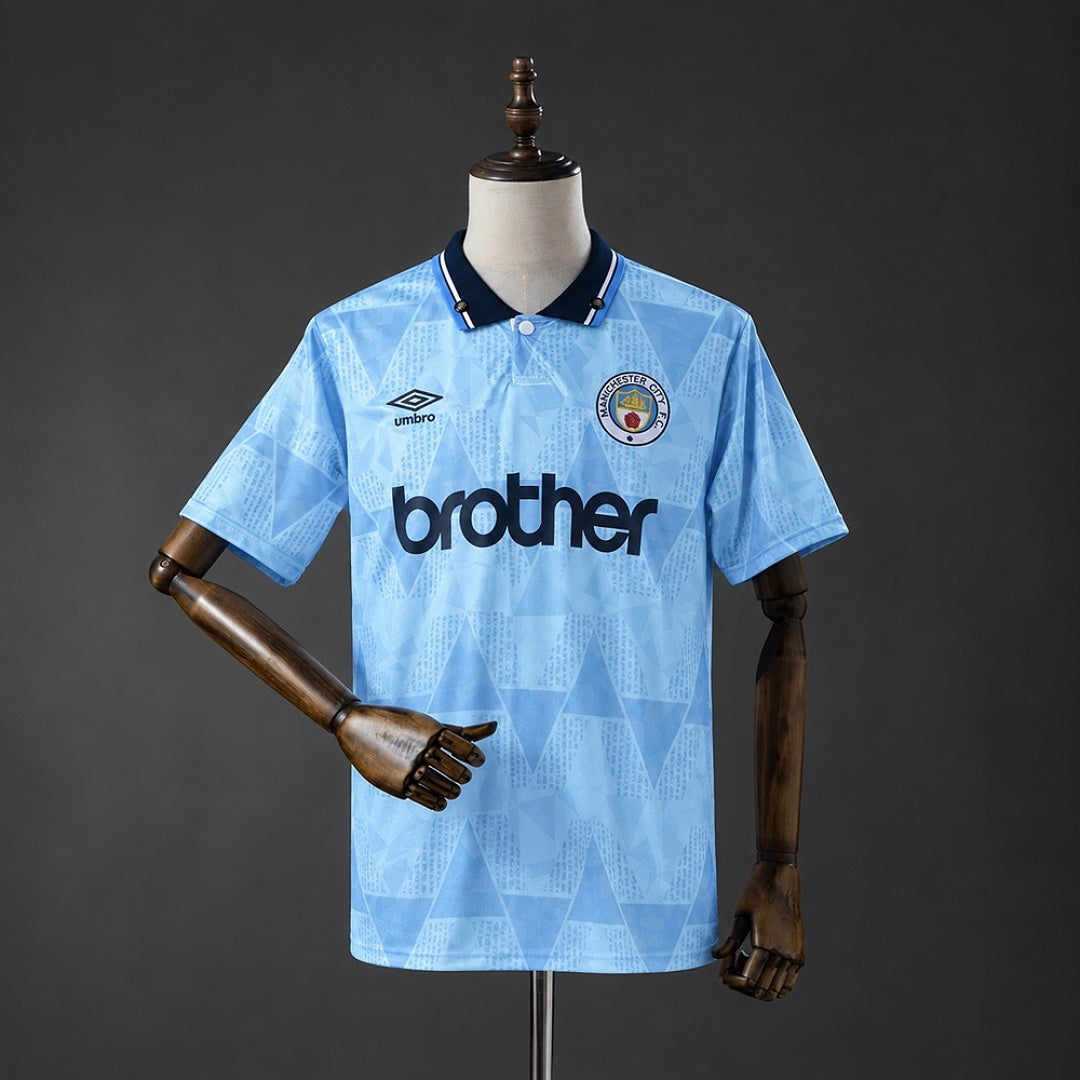 Camisa Manchester City Retrô 89/91
