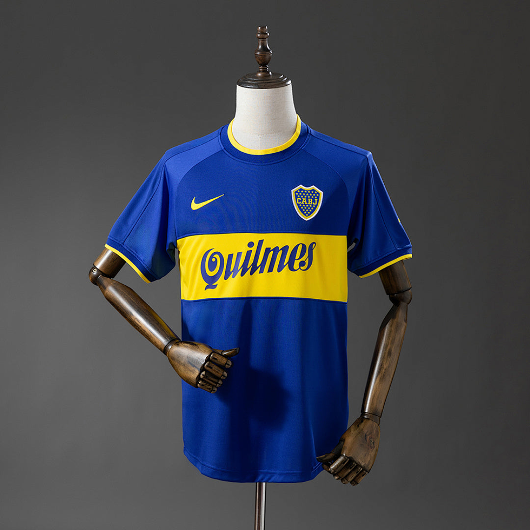 Camisa Boca Juniors Home Retrô Xxl7 00/01