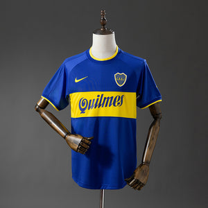 Camisa Boca Juniors Home Retrô Xxl7 00/01
